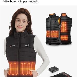 Heated Black Vest